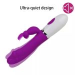 Battery-Powered Rabbit Vibrator – Dual-Action Clit & G-Spot Stimulator