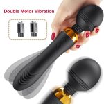 2 in 1 Wand and Dildo Vibrator