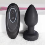 Butt plug with led light and remote