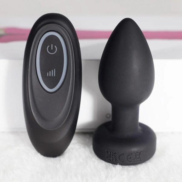 Butt plug with led light and remote