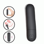 Rechargeable Bullet Vibrator – Discreet, Waterproof, Powerful Mini Clitoral Stimulator for Women, Compact Silicone Bullet Toy for Travel and Intimate Pleasure
