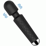 20 Pattern Magic Wand Vibrator – Powerful Rechargeable Massager for Women, Waterproof Silicone Wand for Full Body & Intimate Pleasure”