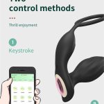 Single Cock  Ring Vibrating Plug