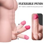 Medium Realistic Male Torso with Dildo Attachment