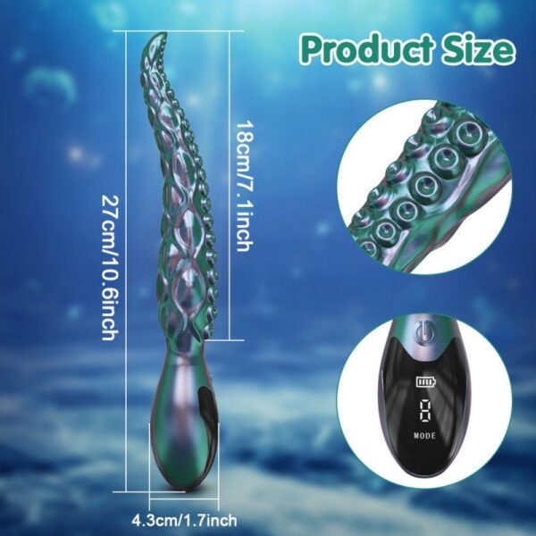 Octopus Tentacle Vibrator – Textured G-Spot & Prostate Pleasure Wand