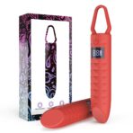 Rechargeable Digital Display Bullet Vibrator Waterproof Mini Clitoral Stimulator - Image 3