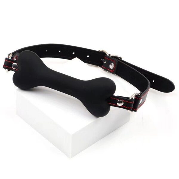 Bone shape silicon Mouth Gag