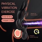 Remote-Controlled Triple-Stimulation Rabbit Cock Ring - Image 2