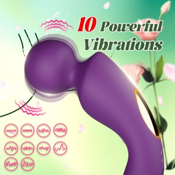 Wand Curved Rotating G-Spot  vibrator